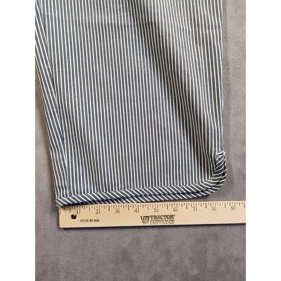 Lane Bryant The Allie Crop Pants Womnes Size 18 Blue Stripped Stretch NEW NWT - Picture 12 of 13